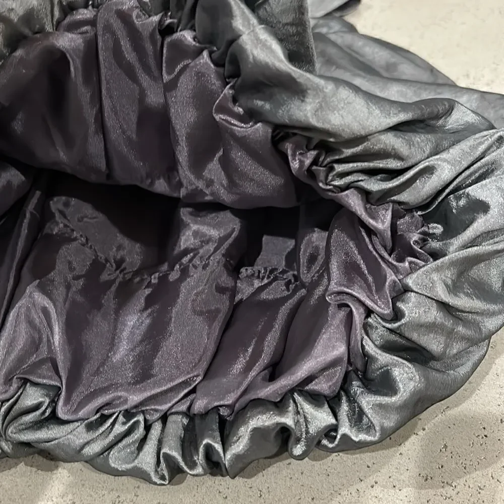 Donita Silver metallic bubble dress 24M